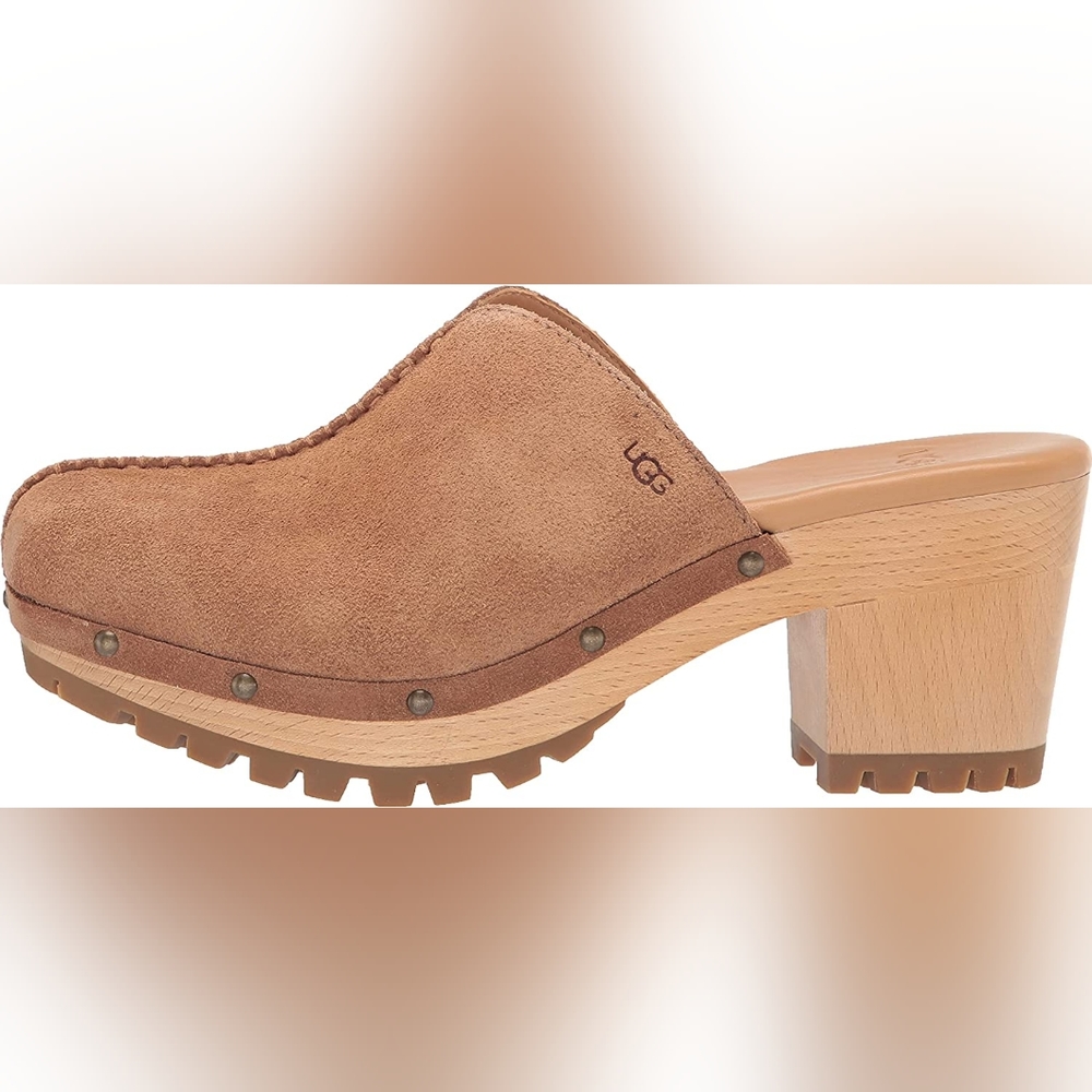 Ugg Women's Judi Clogs Chestnut Suede - 8 NEW without tags